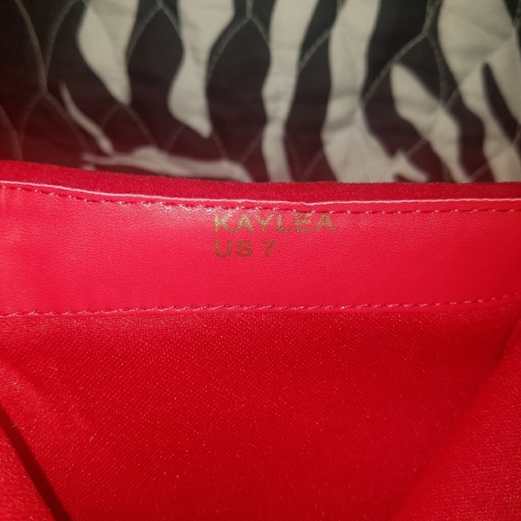 Shoedazzle Red Hot Fringe Booties - Picture 4 of 4